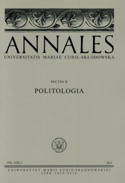  New Volume of Annales UMCS Sectio K: Politologia 