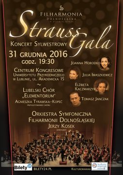 Strauss Gala - zaproszenie na Galę Sylwestrową