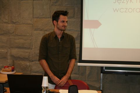 Michał Belina - wykład o języku mirandyjskim