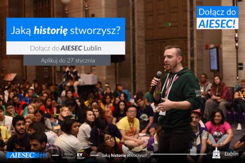 A Ty, jaką historię stworzysz? Dołącz do AIESEC!