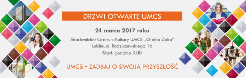 Drzwi Otwarte UMCS 2017 - zaproszenie