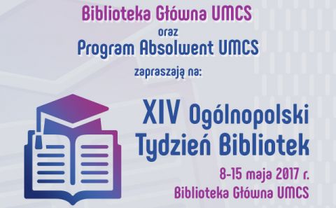 Ogólnopolski Tydzień Bibliotek - zaproszenie, 12 maja