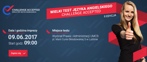 Wielki Test Języka Angielskiego Challenge Accepted II
