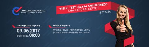 Wielki Test Języka Angielskiego Challenge Accepted II
