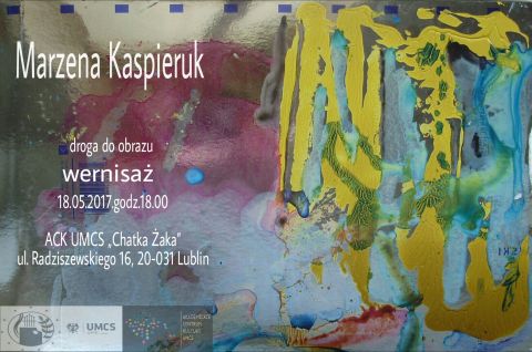 Wystawa "Droga do obrazu" Marzeny Kaspieruk