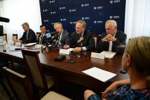 Konferencja prasowa dot. stosunków polsko-ukraińskich
