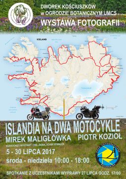5-30.07.2017 r.: Islandia na dwa motocykle - wystawa...