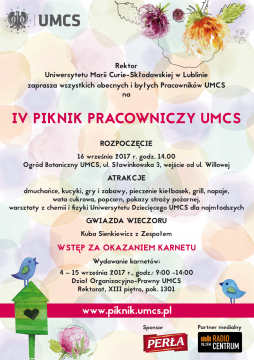 Odbiór karnetów na IV Piknik Pracowniczy UMCS