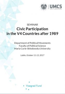 Seminarium: Civic Participatoin in the V4 countries after...