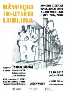 Dźwięki 700-letniego Lublina - zaproszenie na koncert