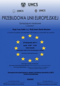 Sympozjum naukowe: „Przebudowa Unii Europejskiej”