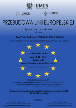 Symposium "Reconstructing European Union"