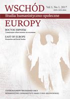 Gratulacje dla redakcji czasopisma „Wschód Europy”