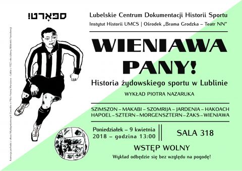 Wieniawa Pany! Historia żydowskiego sportu w Lublinie