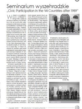 Article about the Lublin Seminar in "Wiadomości...