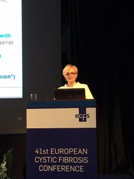Dr Renata Zubrzycka na 41st European Cystic Fibrosis...