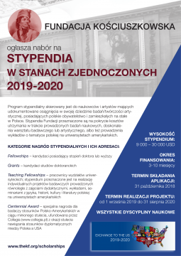Program Stypendialny Fundacji Kościuszkowskiej