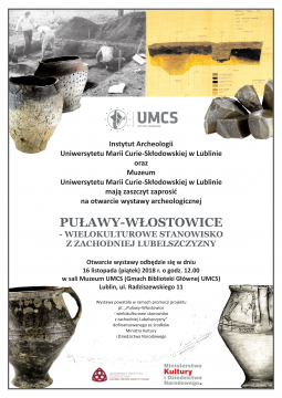Muzeum UMCS - zaproszenie na wystawę archeologiczną