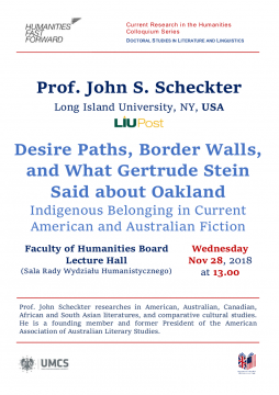 Lecture by prof. John S. Scheckter