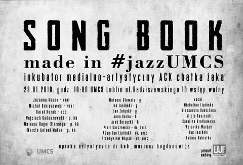 Koncert Song Book Made in #jazzUMCS