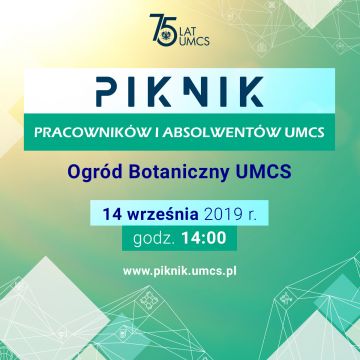 Zaproszenie na Piknik Pracowników i Absolwentów UMCS