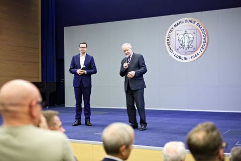 Premier Mateusz Morawiecki na UMCS