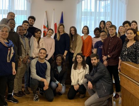 IR students in the Lublin City Hall