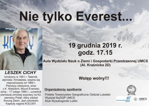 Spotkanie z Leszkiem Cichym - zaproszenie