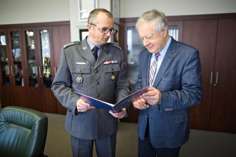 Spotkanie z płk. Jerzym Flisem