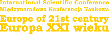 Międzynarodowa Konferencja Naukowa "Europa w XXI...