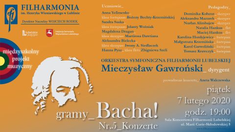 INVITATION TO CONCERT "Gramy Bacha"