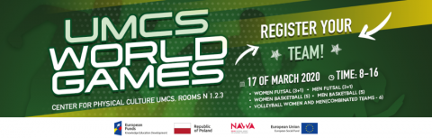 UMCS World Games - регистрация уже открыта!