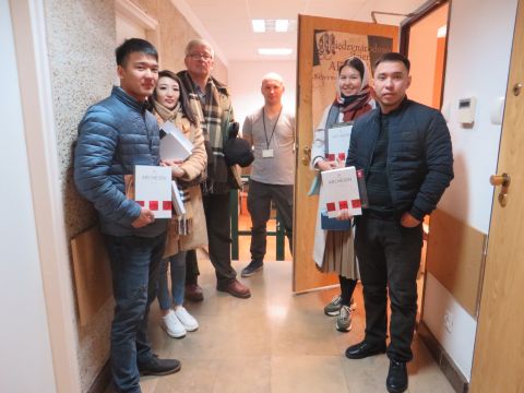 Wizyta studentów z Kazachstanu
