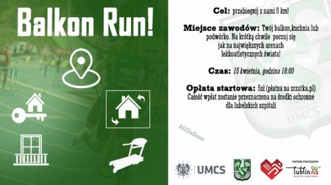 AZS Balkon Run - Akcja charytatywna dla lubelskich szpitali