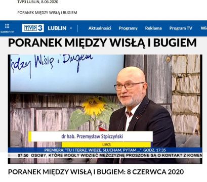  dr hab. Przemysław Stpiczyński, prof. UMCS w rozmowie...