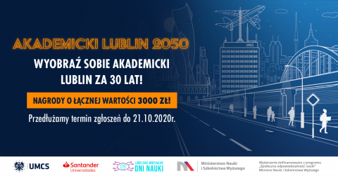 Konkurs „Akademicki Lublin 2050” - przedłużenie terminu...