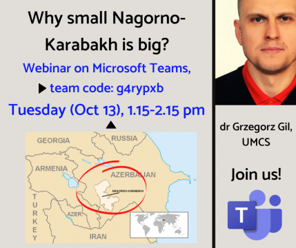 Webinarium "why small Nagorno-Karabakh is big?"