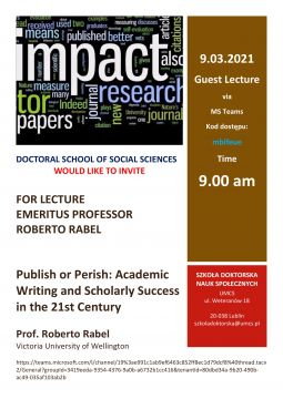 Guest Lecture by Professor ROBERTO RABEL