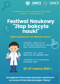 Festiwal Naukowy „Złap bakcyla nauki”