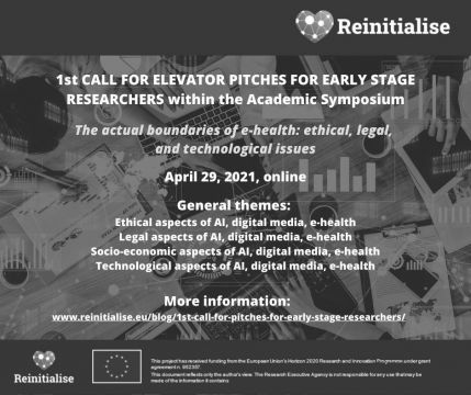 Call for applications for "elevator pitches"...