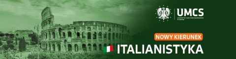 Nowy kierunek - italianistyka (studia I stopnia)