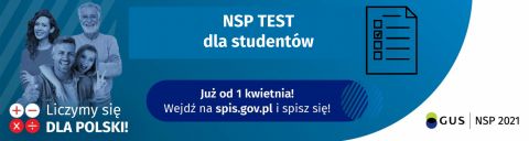 Konkurs NSP Test Student - test wiedzy o Narodowym Spisie...