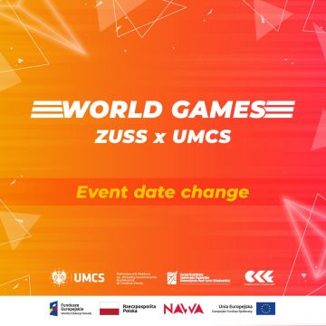 Change of the date of the World Games ZUSS UMCS sports games