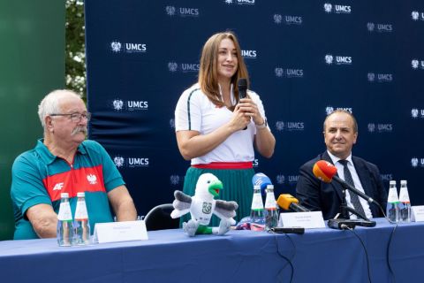 Malwina Kopron visited UMCS