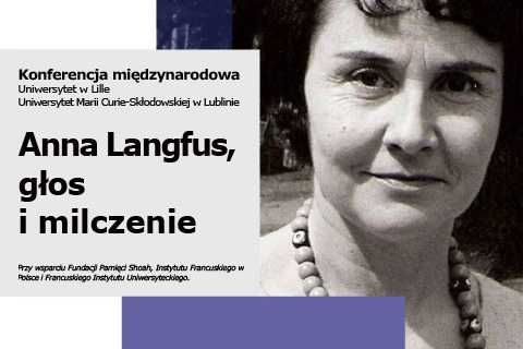 "Anna Langfus, Głos i milczenie" - konferencja...
