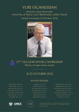 Konferencja naukowa 27th Nuclear Physics Workshop...
