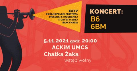 Zapraszamy na darmowe koncerty B6 i 6BM do Chatki Żaka!