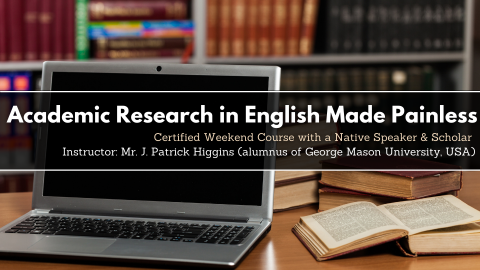 Weekendowy kurs "Academic Research in English Made...