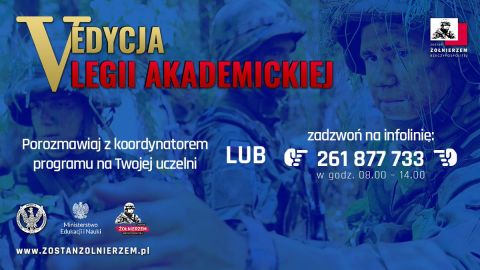 Rekrutacja do V edycji programu Legia Akademicka rozpoczęta!