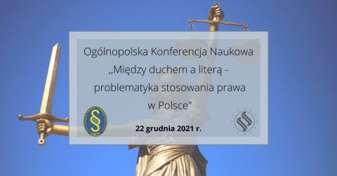 Ogólnopolska Konferencja Naukowa pt. "Między duchem...